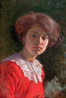 3 1861 Elin Kleopatra Danielson-Gambogi (Finnish painter, 1861-1919) Portrait of a Lady