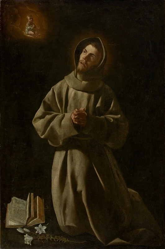 La aparición del Niño Jesús a San Antonio de Padua