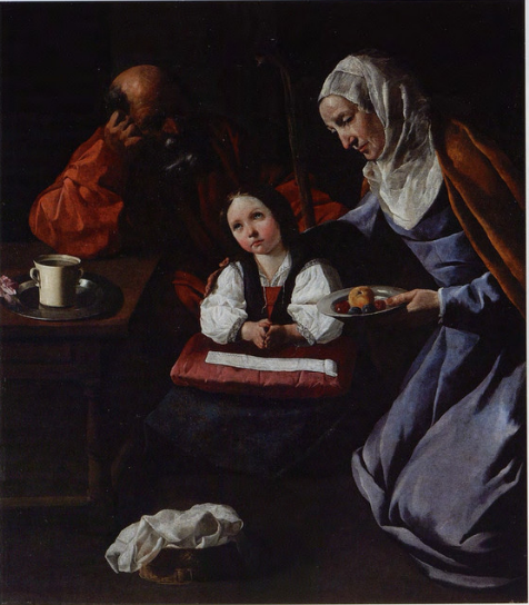 La Familia de la Virgen 1630-1635